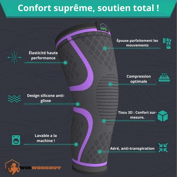 Genouillère ligamentaire pour le sport